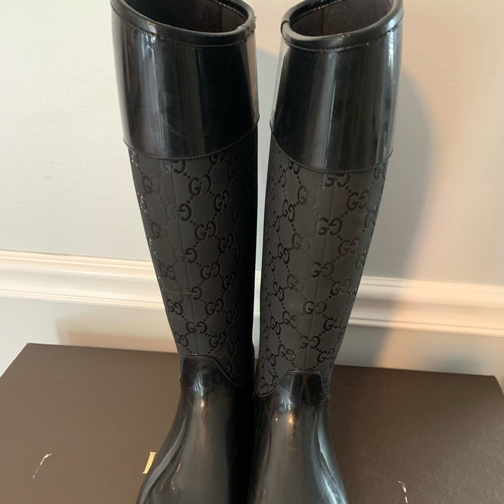 Authentic Gucci Rubber Boots